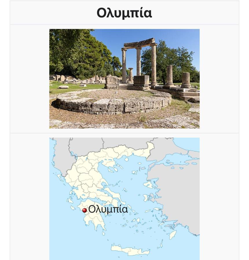 Villa Olympia Skafidia Buitenkant foto